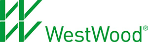 Ein modernes Logo in leuchtendem Grün, das den Namen 'WestWood' in klarer Schrift präsentiert. 