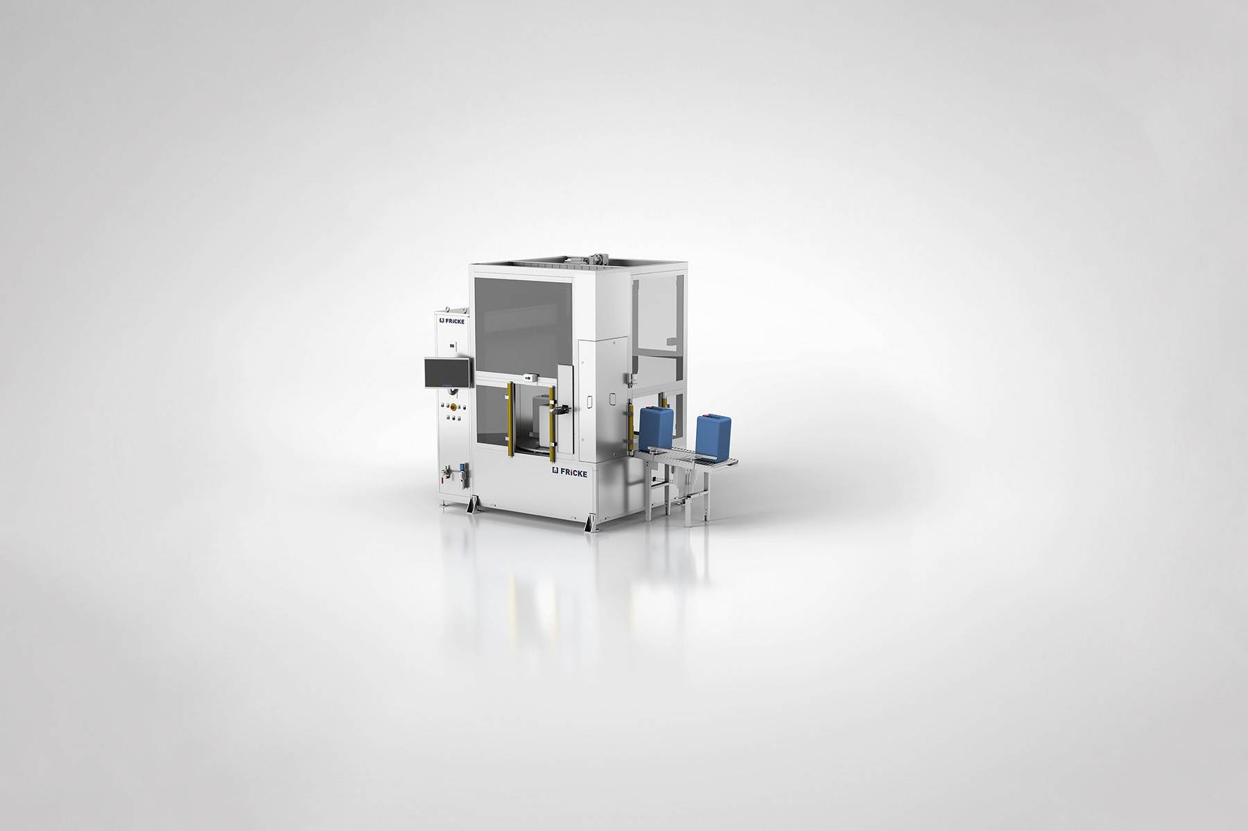 Fully automatic FRICKE AFS 25 filling system for subsurface filling of canisters.